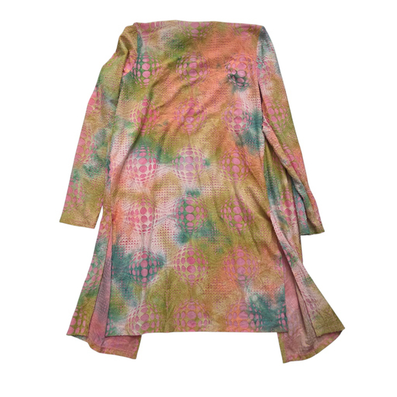 Love J Multicolor Long Knit Duster Cardigan Large - Picture 3 of 5